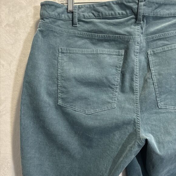 Talbots Teal Straight Leg Pants - Picture 6 of 12